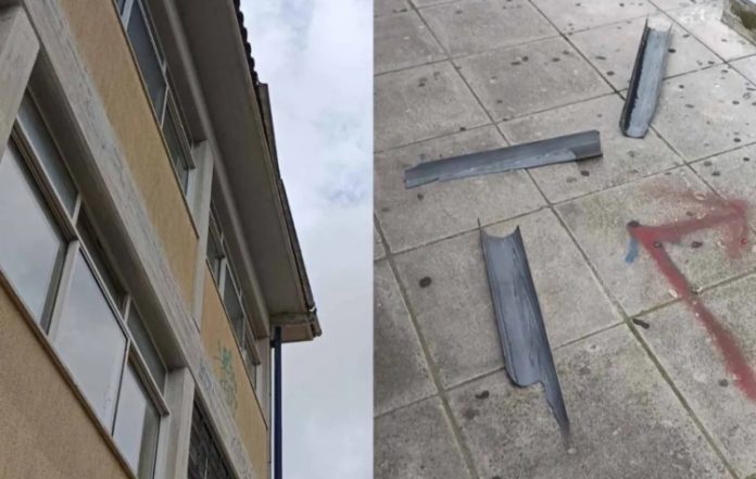 Λαϊκή Συσπείρωση Ηλιούπολης για την αποκόλληση υδρορροής στο 3ο ΓΕΛ