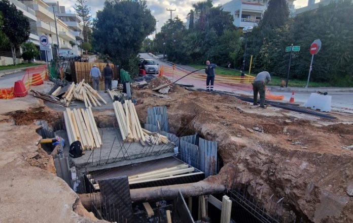 Έργα αντιπλημμυρικής θωράκισης στον Δήμο Γλυφάδας