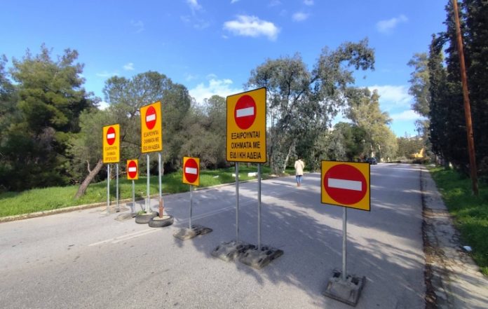 Καισαριανή: Παράταση των κυκλοφοριακών ρυθμίσεων στο ύψος της Καραμολέγκου