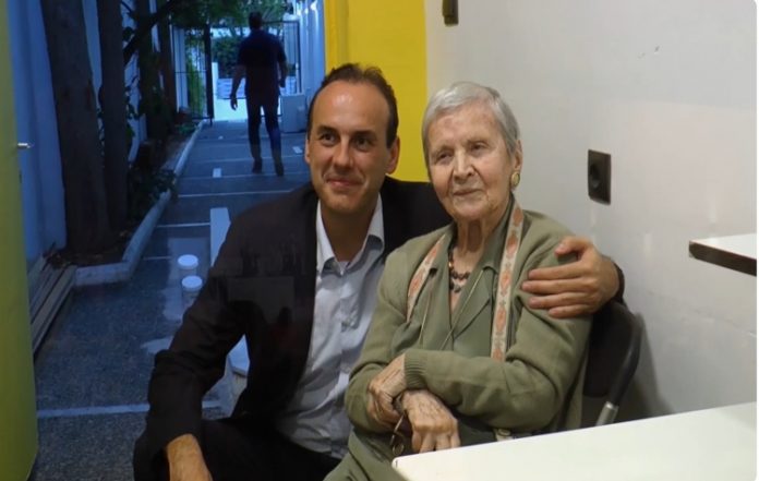 Ο Γιώργος Παπανικολάου με την Ελενη Γλύκατζη Αρβελέρ