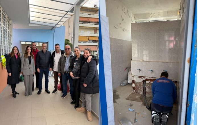 Συνεχίζονται οι εργασίες στα κτίρια των δημοτικών σχολείων