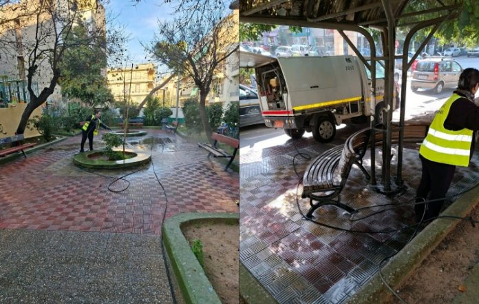 Σε εντατικούς ρυθμούς οι εργασίες καθαριότητας στον Δήμο Ζωγράφου